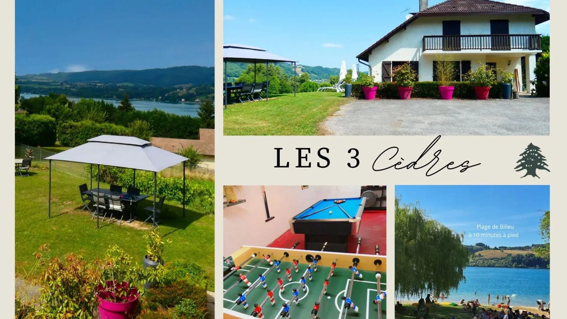 Les 3 Cedres Lake View Table Football And Billiards Billieu
